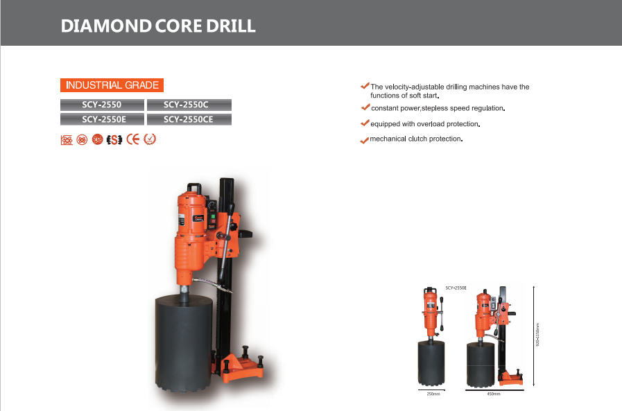 SCY-2550 Diamond Core Drill